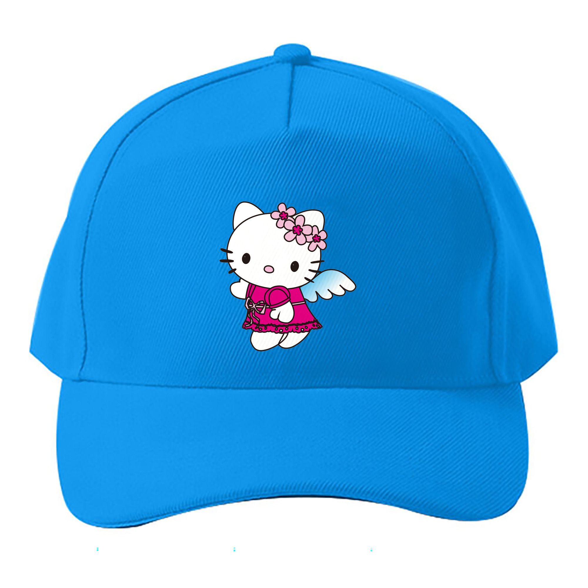 （画像用） Hello Kitty ハローキティ ベースボールキャップ 綿100％ 男女兼用 帽子 スポーツ